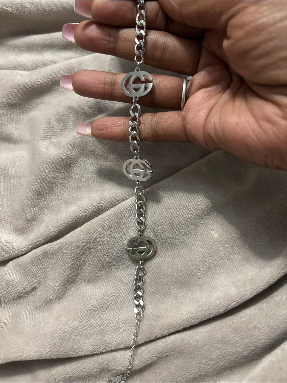 Silver GG Link Women's Bracelet